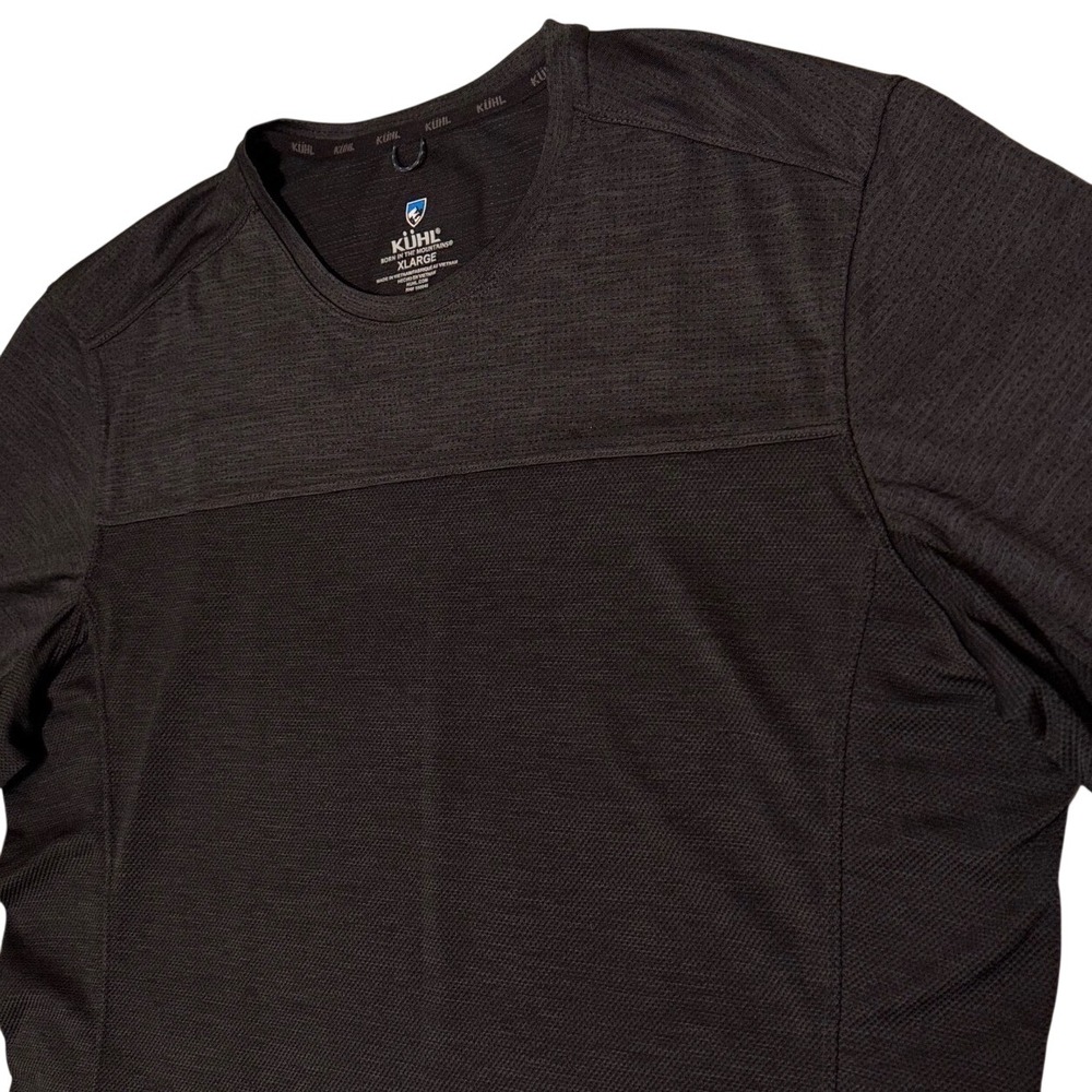 KUHL Engineered Krew Shirt Mens XL Charcoal Gray Technical Performance Tee